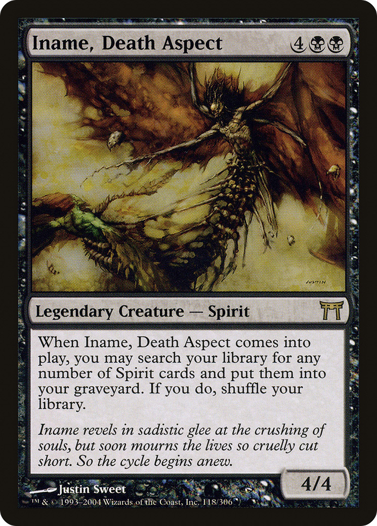 Iname, Death Aspect (CHK-118) - Champions of Kamigawa