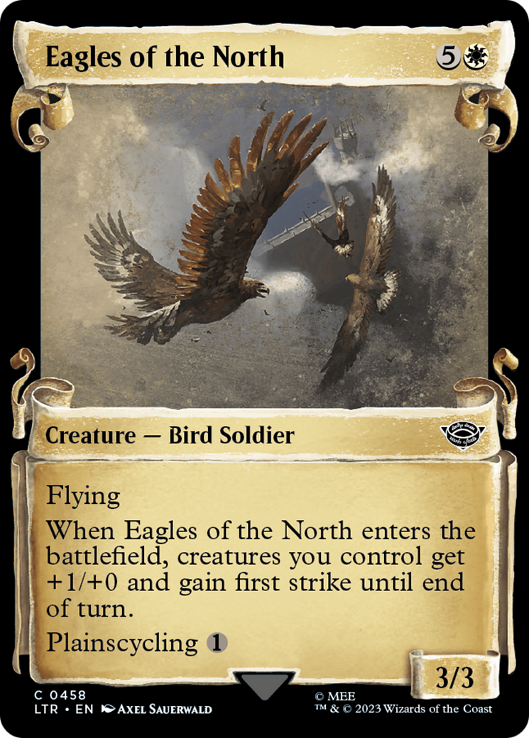 Eagles of the North (LTR-458) - The Lord of the Rings: Tales of Middle-earth: (Showcase) Foil