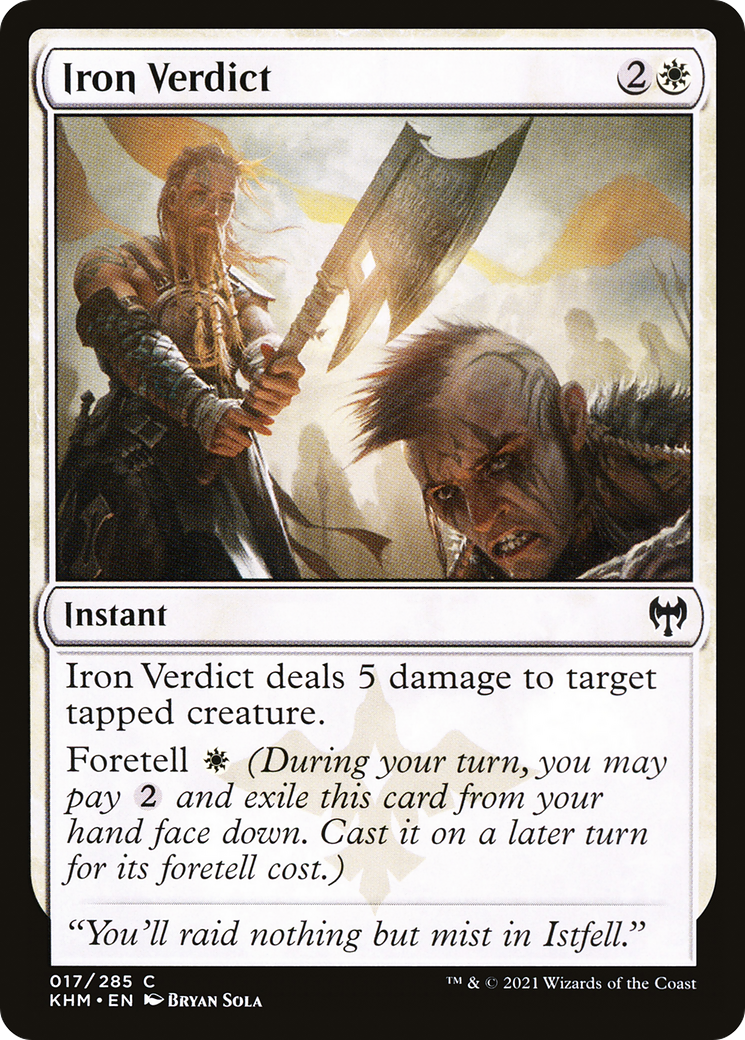 Iron Verdict (KHM-017) - Kaldheim