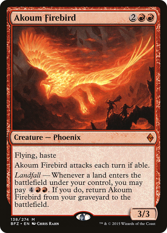 Akoum Firebird (BFZ-138) - Battle for Zendikar Foil