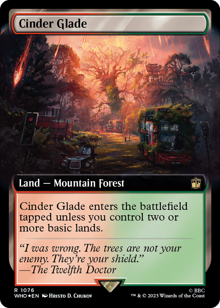 Cinder Glade (WHO-1076) - Doctor Who: (Extended Art) Foil