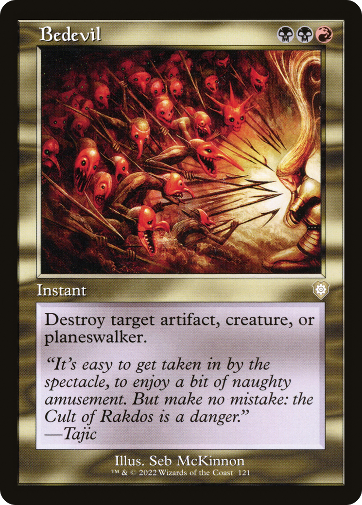 Bedevil (BRC-121) - The Brothers' War Commander