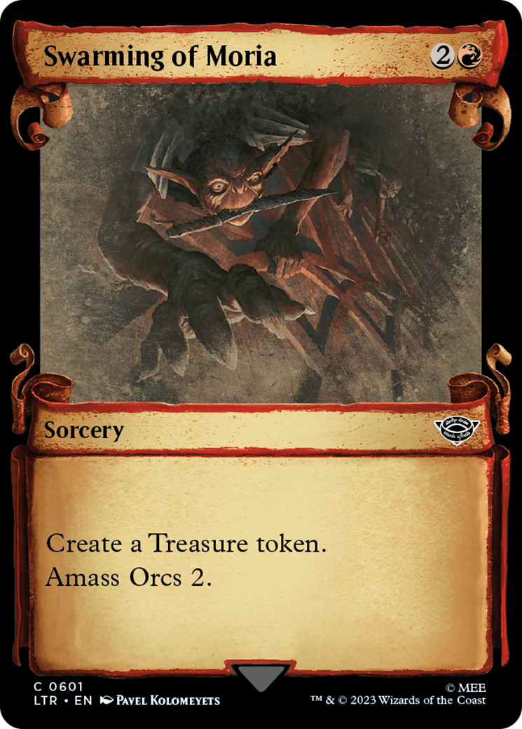 Swarming of Moria (LTR-601) - The Lord of the Rings: Tales of Middle-earth: (Showcase)