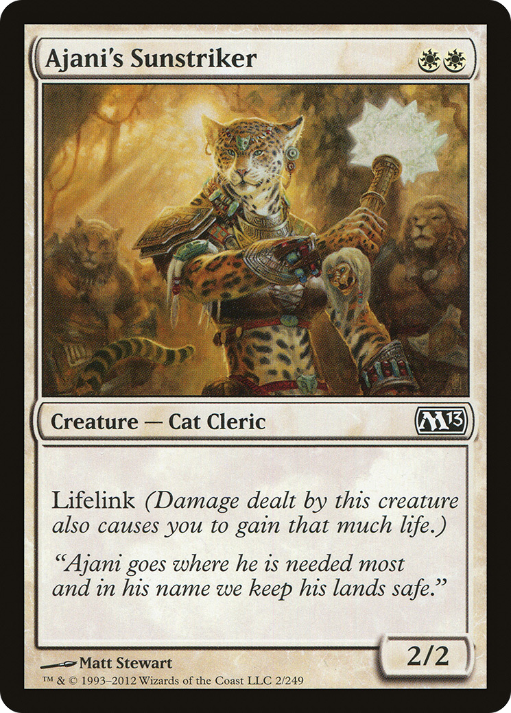Ajani's Sunstriker (M13-002) - Magic 2013