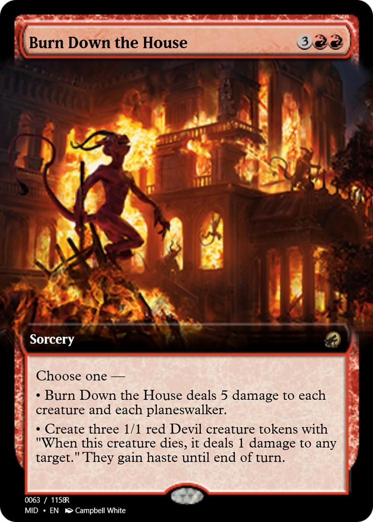 Burn Down the House (PRM-94006) - Magic Online Promos
