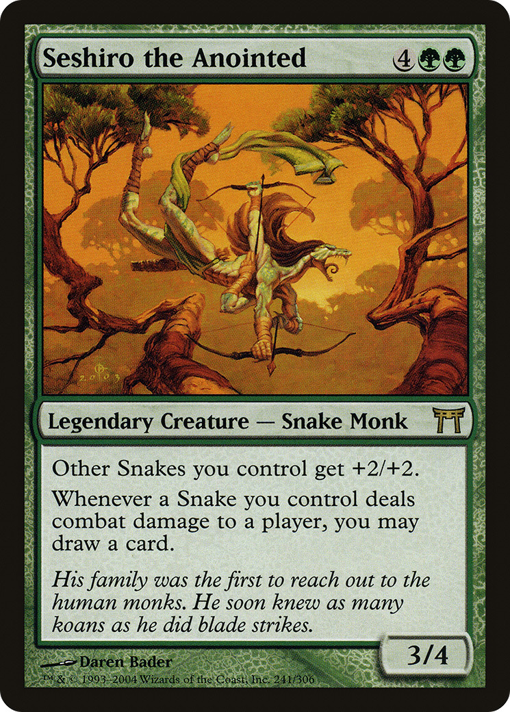 Seshiro the Anointed (CHK-241) - Champions of Kamigawa Foil