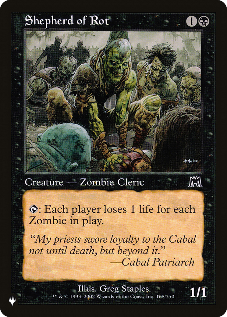 Shepherd of Rot (LIST-ONS-168) - The List