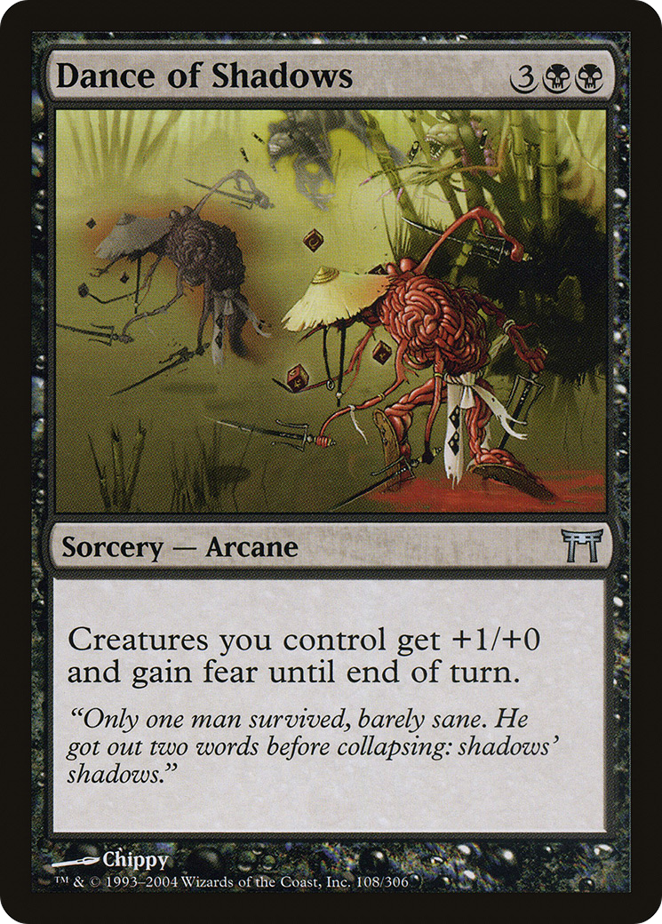 Dance of Shadows (CHK-108) - Champions of Kamigawa Foil