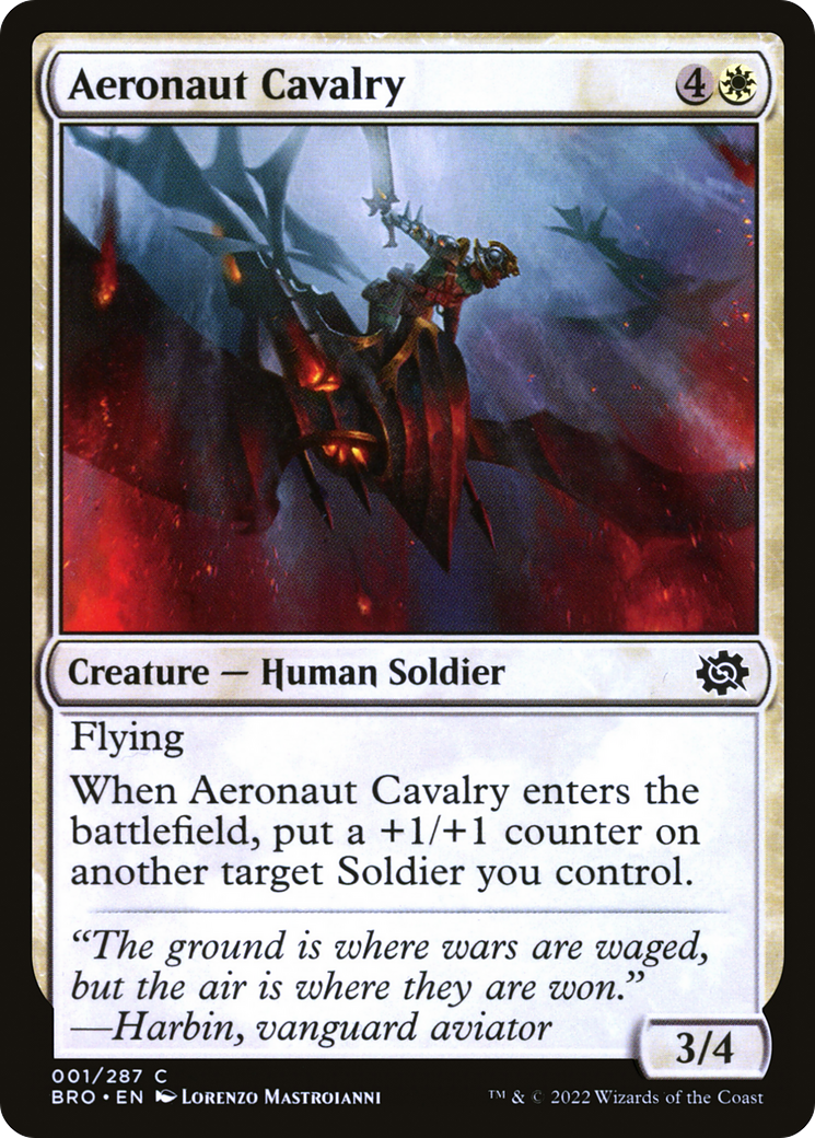 Aeronaut Cavalry (BRO-001) - The Brothers' War Foil