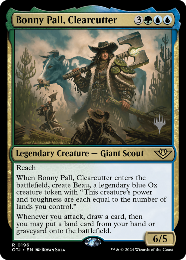 Bonny Pall, Clearcutter (PPOTJ-196) - Outlaws of Thunder Junction Promos Foil