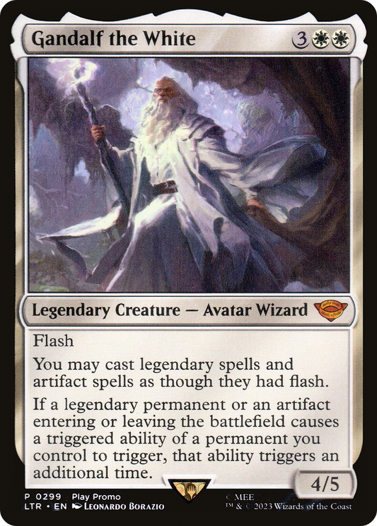Gandalf the White (PTP-299) - The Lord of the Rings: Tales of Middle-earth Foil