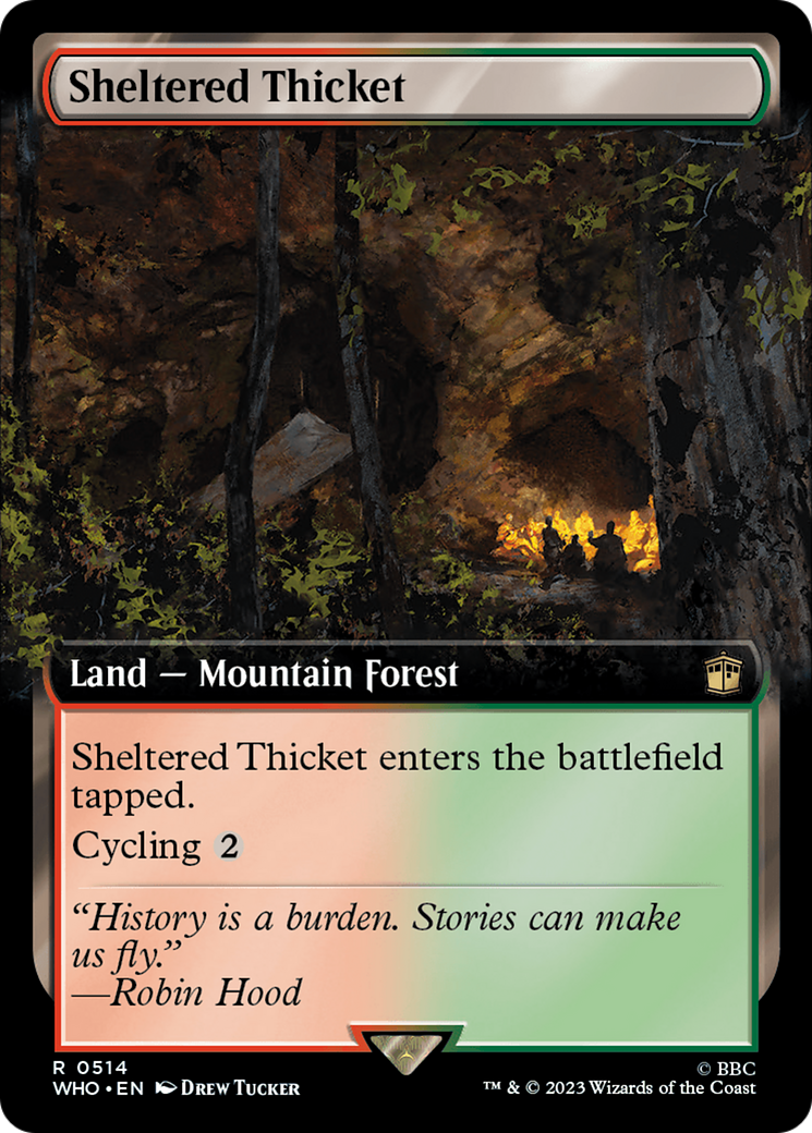 Sheltered Thicket (WHO-514) - Doctor Who: (Extended Art)