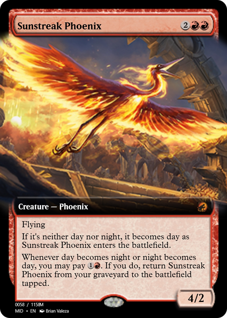 Sunstreak Phoenix (PRM-93996) - Magic Online Promos