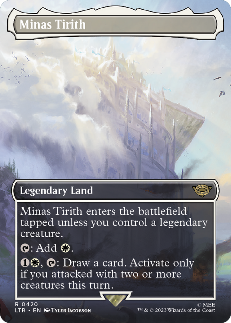 Minas Tirith (LTR-420) - The Lord of the Rings: Tales of Middle-earth (Borderless) Foil