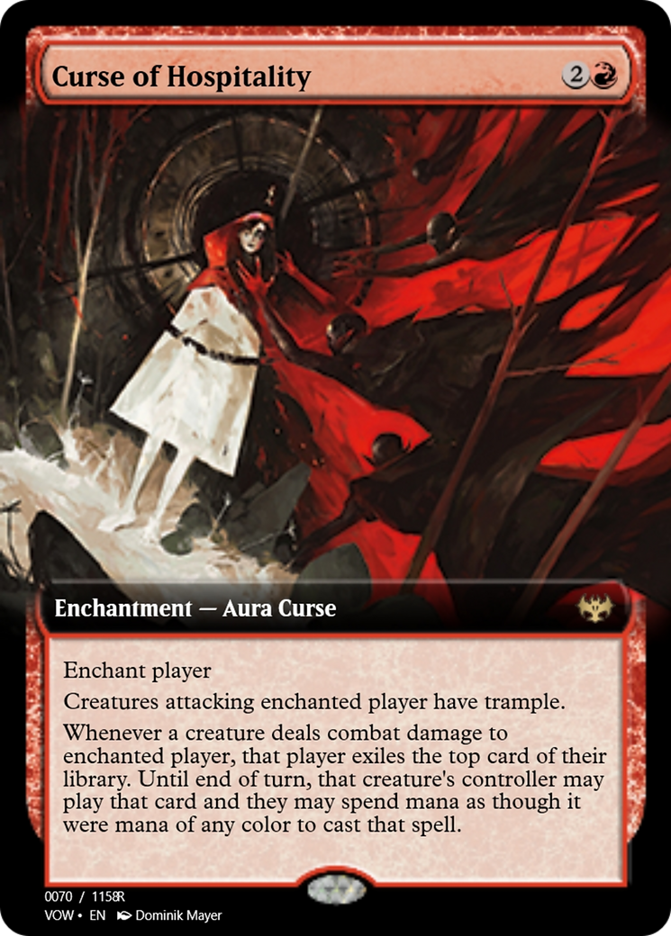 Curse of Hospitality (PRM-95379) - Magic Online Promos Foil
