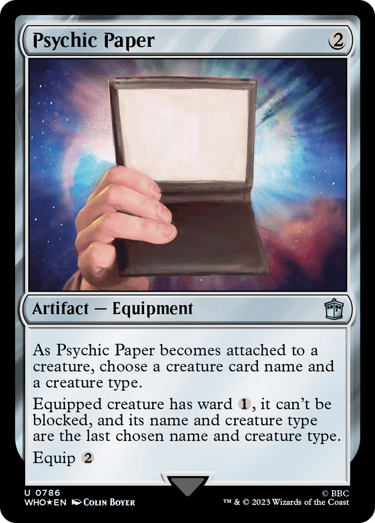 Psychic Paper (WHO-786) - Doctor Who Foil