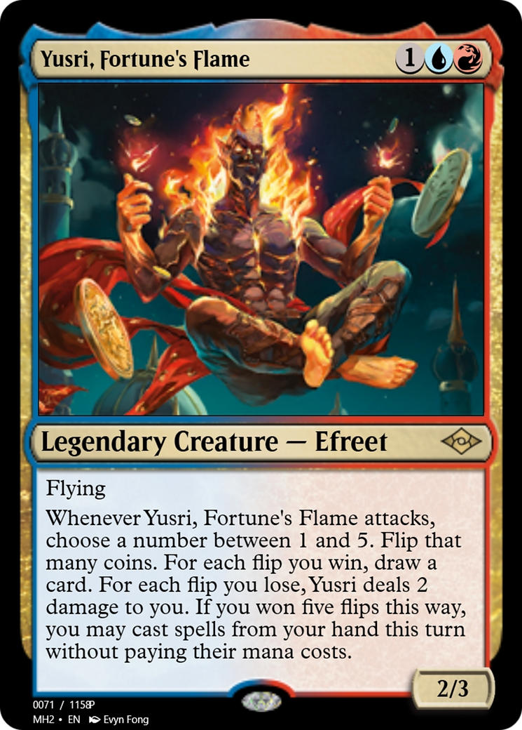 Yusri, Fortune's Flame (PRM-91343) - Magic Online Promos Foil