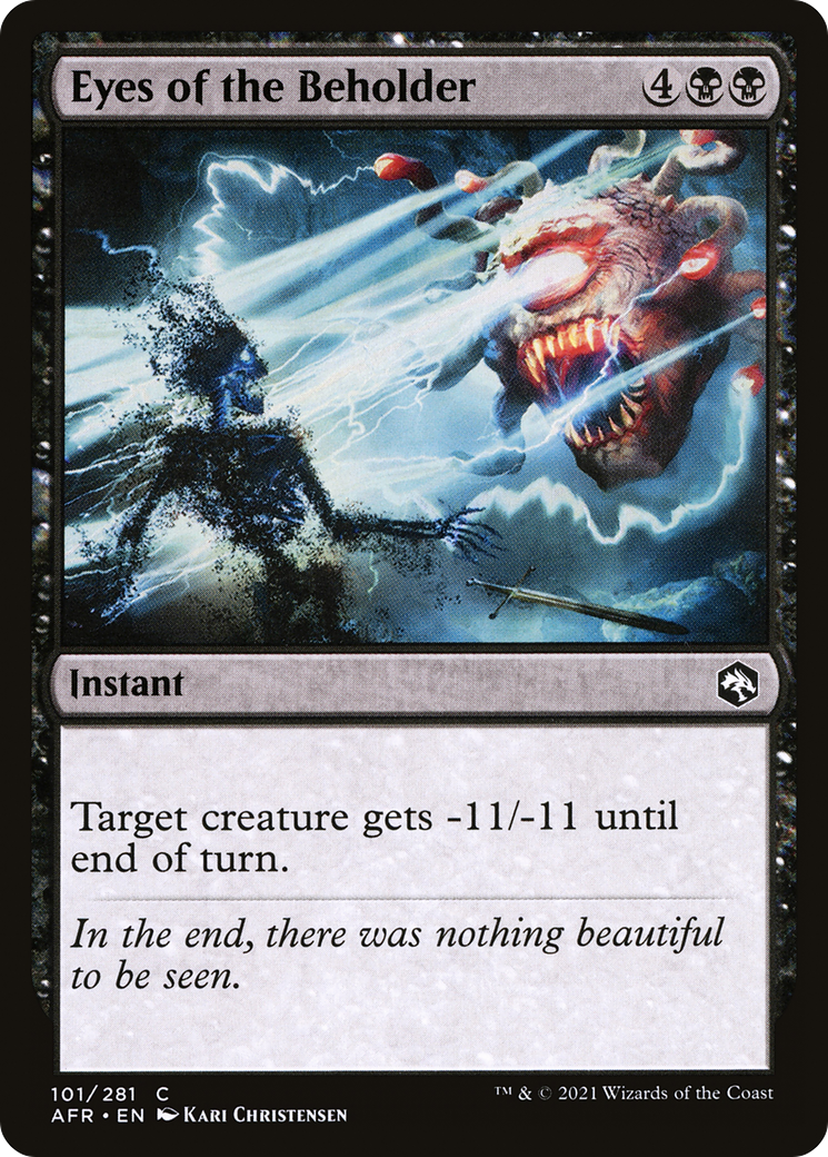 Eyes of the Beholder (AFR-101) - Adventures in the Forgotten Realms Foil