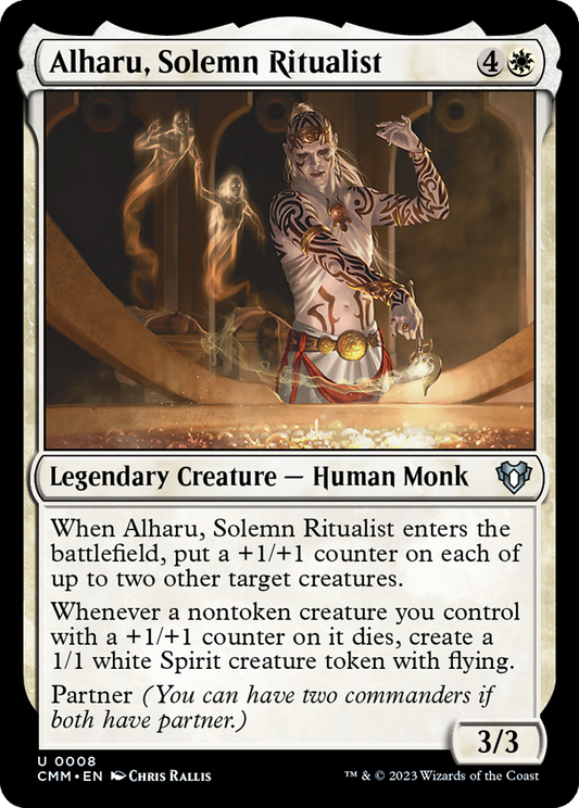 Alharu, Solemn Ritualist (CMM-008) - Commander Masters Foil