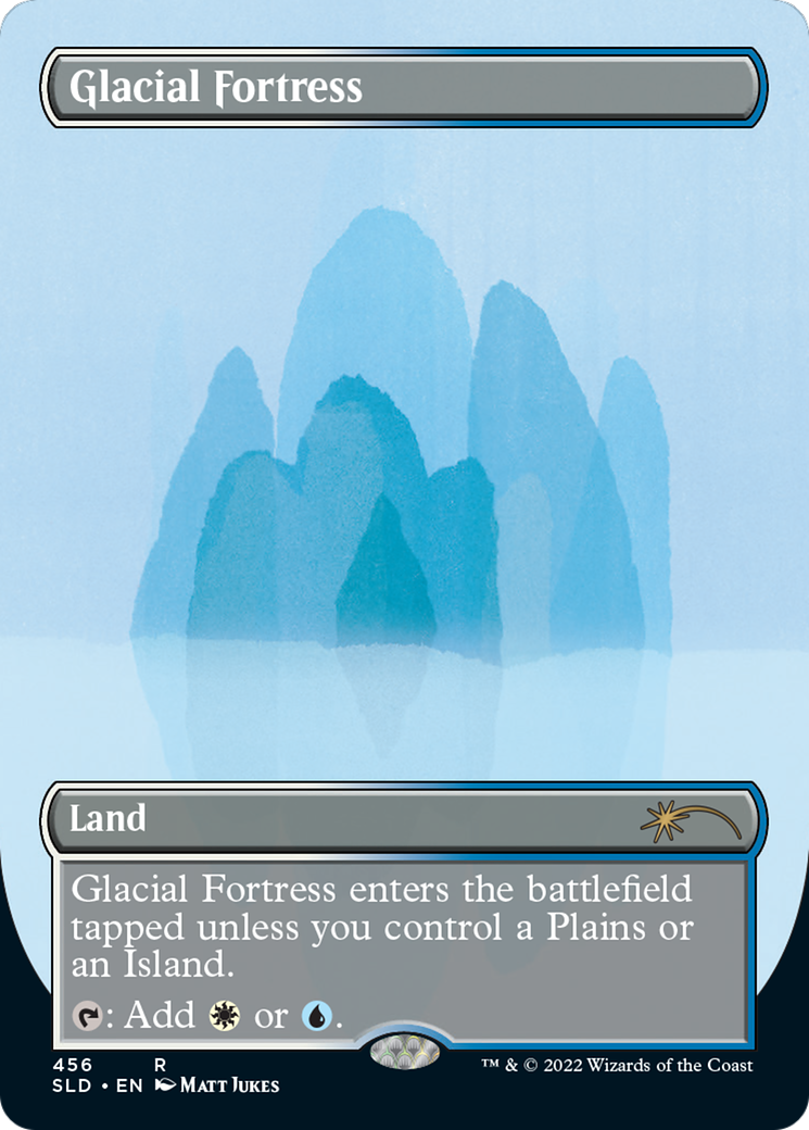 Glacial Fortress (SLD-456) - Secret Lair Drop (Borderless) Foil