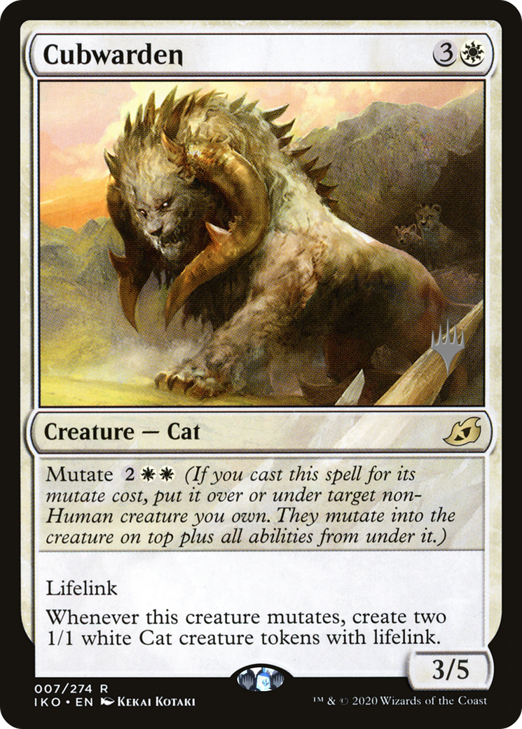 Cubwarden (PPIKO-007) - Ikoria: Lair of Behemoths Promos Foil