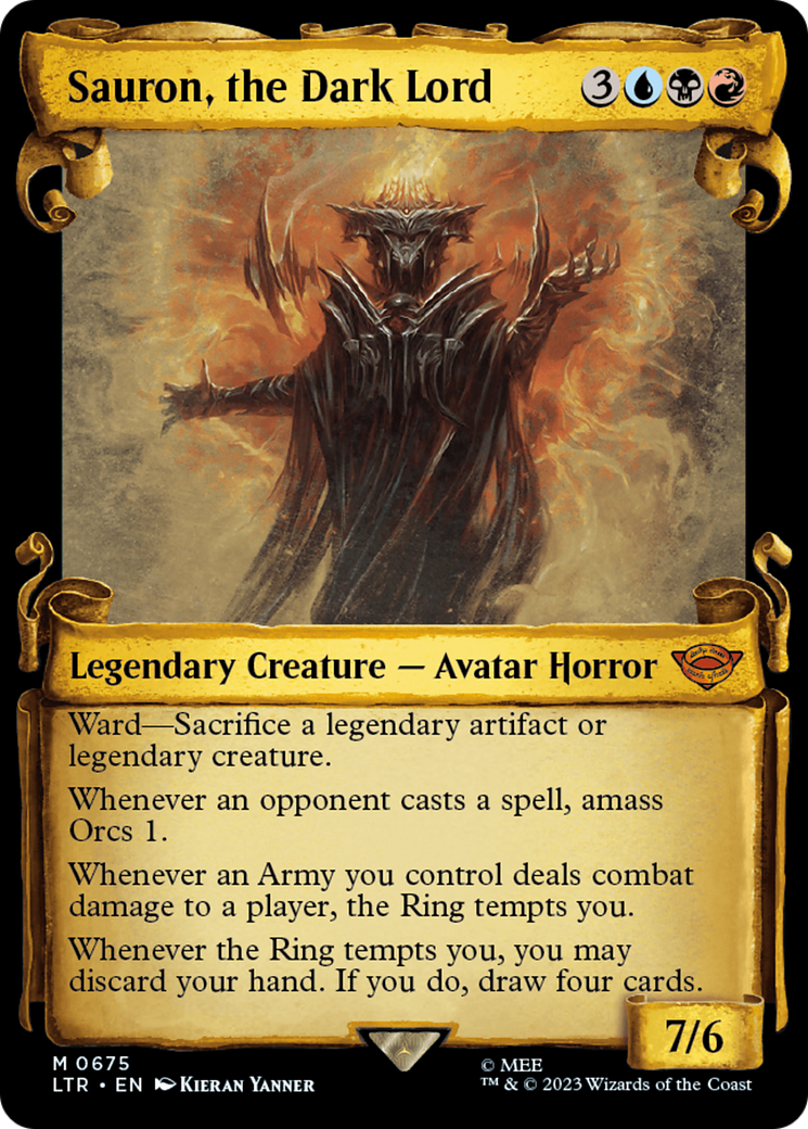 Sauron, the Dark Lord (LTR-675) - The Lord of the Rings: Tales of Middle-earth: (Showcase)