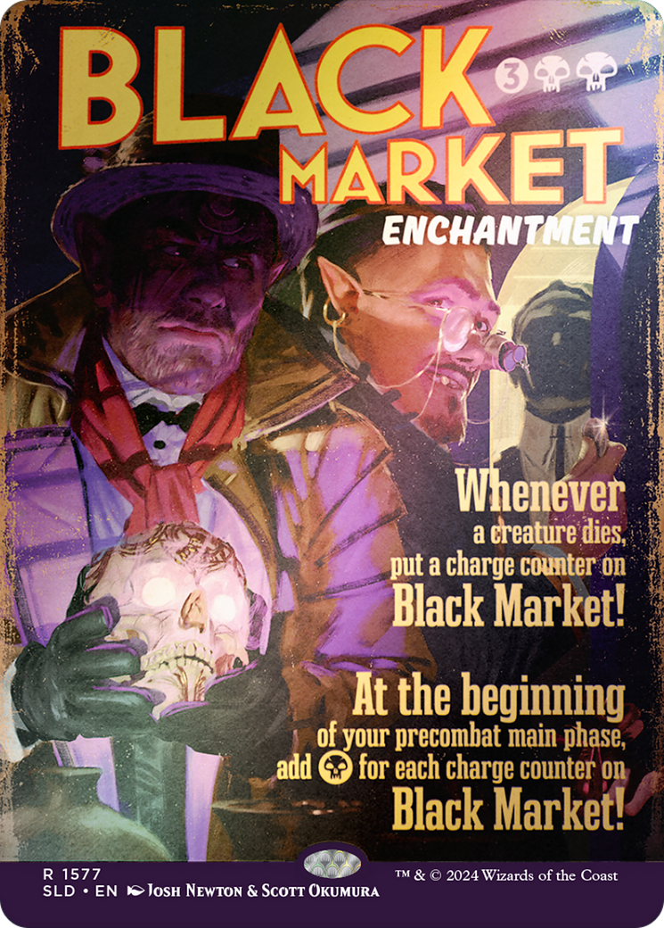 Black Market (SLD-1577) - Secret Lair Drop (Borderless) Foil