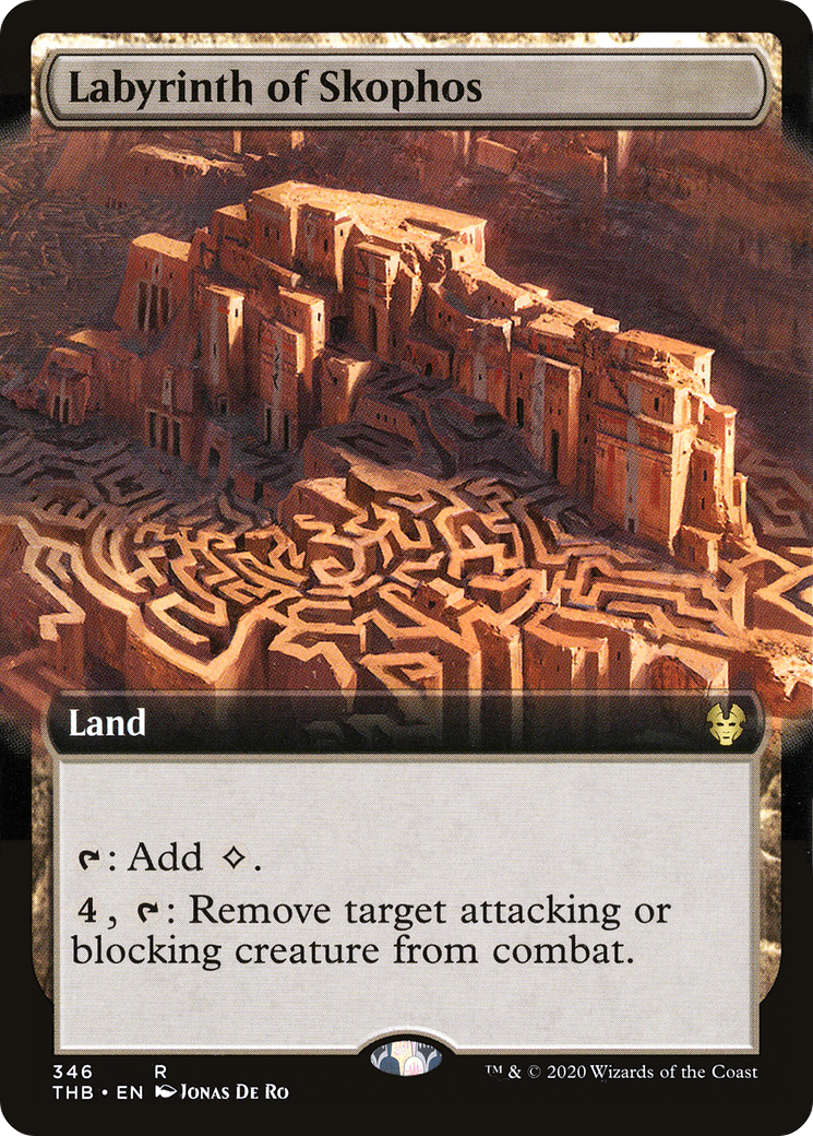 Labyrinth of Skophos (THB-346) - Theros Beyond Death: (Extended Art) Foil