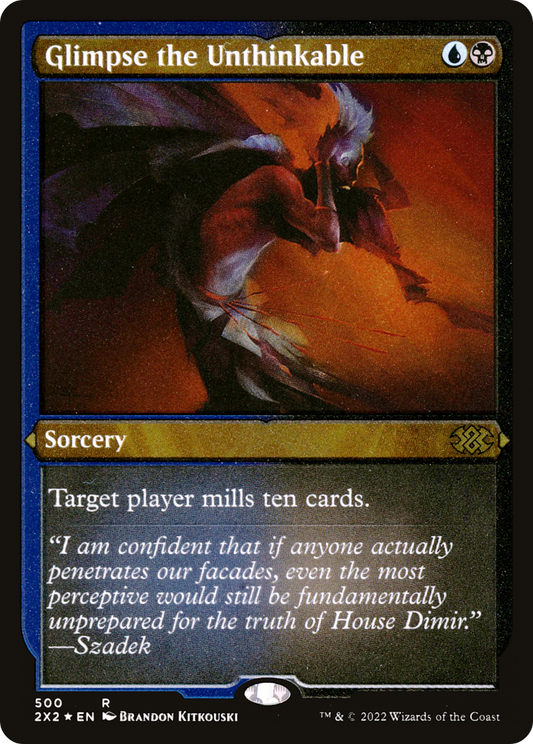 Glimpse the Unthinkable (2X2-500) - Double Masters 2022 Foil