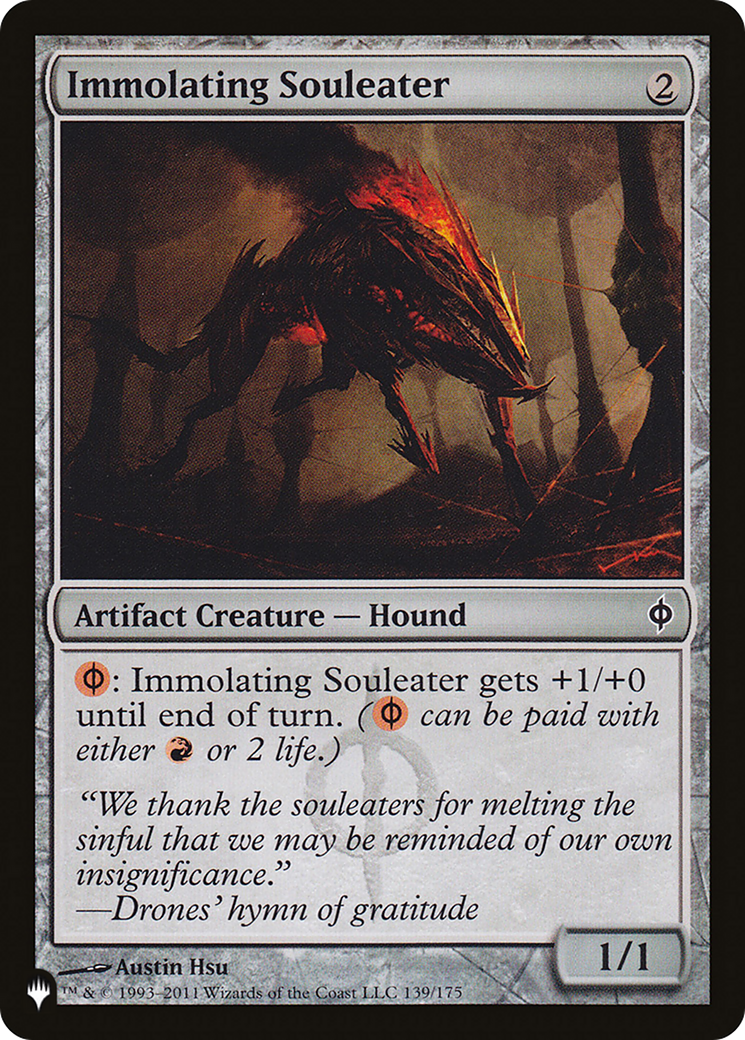 Immolating Souleater (LIST-139/175) - The List