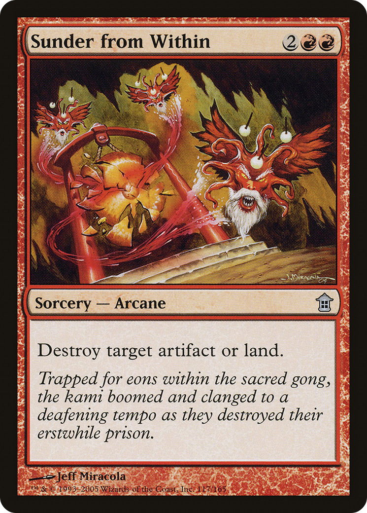 Sunder from Within (SOK-117) - Saviors of Kamigawa
