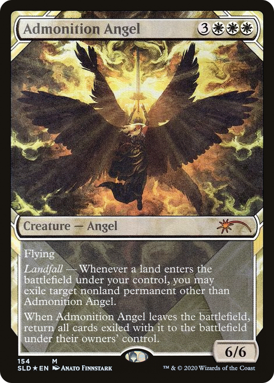 Admonition Angel (SLD-154) - Secret Lair Drop: (Showcase) Foil