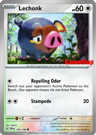 Lechonk 154/198 - Reverse Holofoil Miscellaneous Cards & Products - Promo