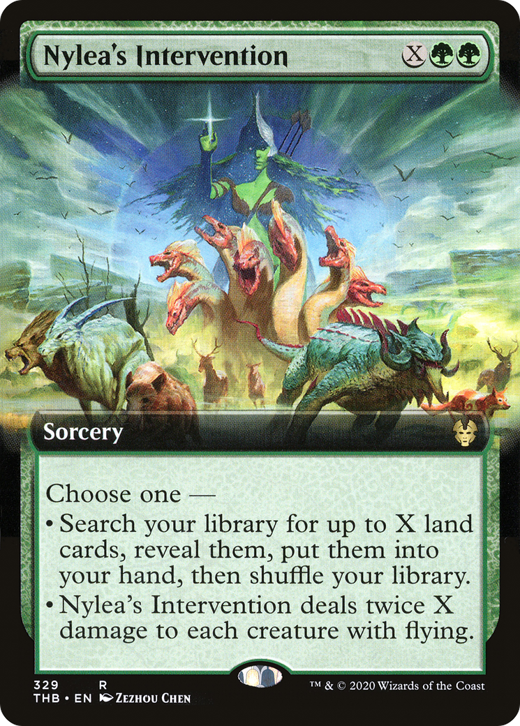 Nylea's Intervention (THB-329) - Theros Beyond Death: (Extended Art) Foil