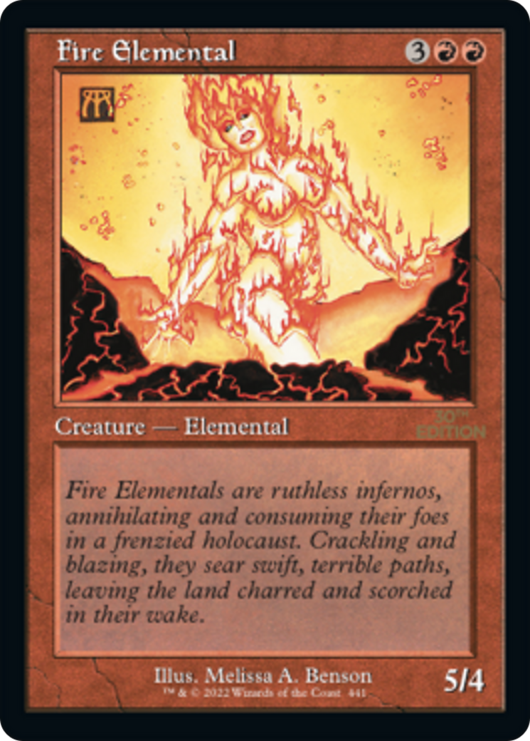Fire Elemental (30A-441) - 30th Anniversary Edition