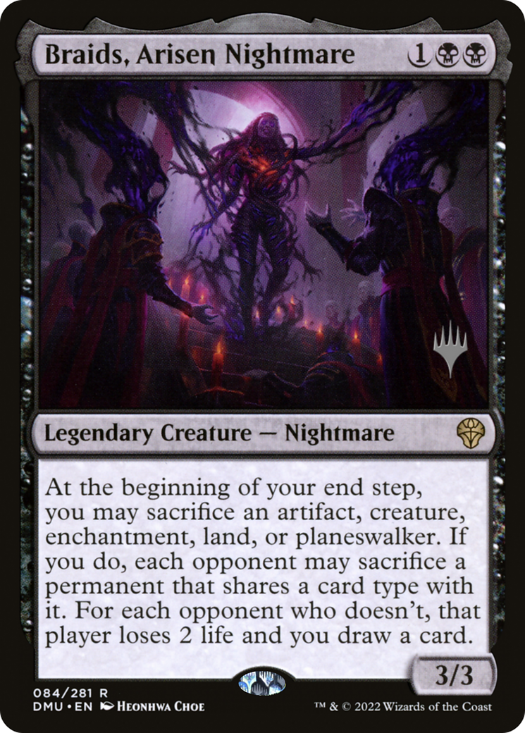 Braids, Arisen Nightmare (PPDMU-84P) - Dominaria United Promos Foil