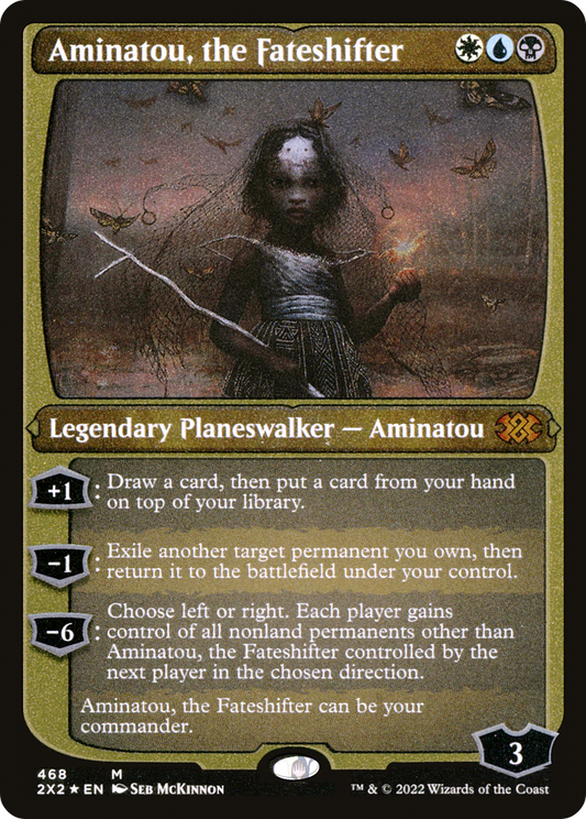 Aminatou, the Fateshifter (2X2-468) - Double Masters 2022 Foil