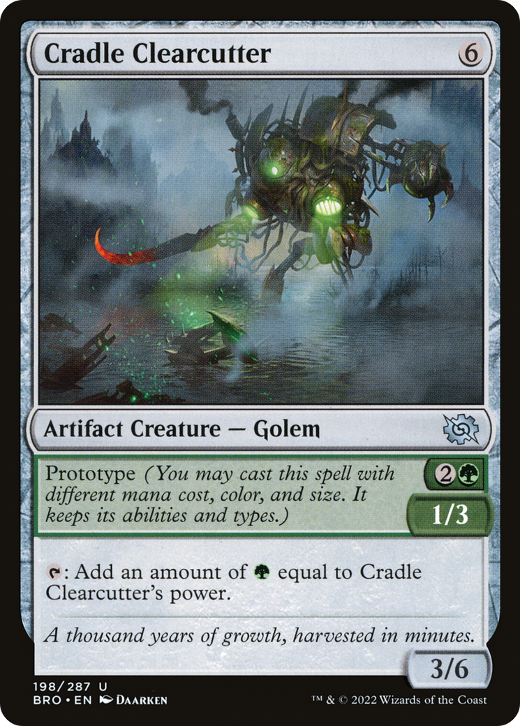 Cradle Clearcutter (BRO-198) - The Brothers' War Foil