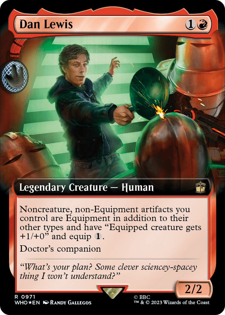Dan Lewis (WHO-971) - Doctor Who: (Extended Art) Foil
