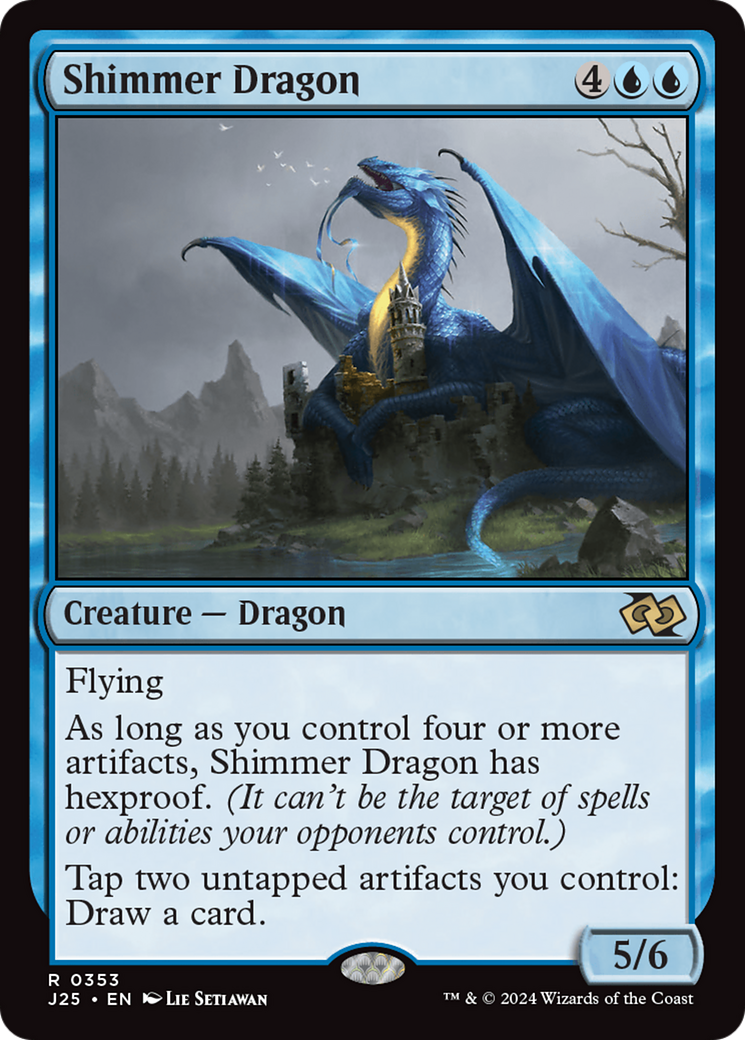 Shimmer Dragon (J25-353) - Foundations Jumpstart