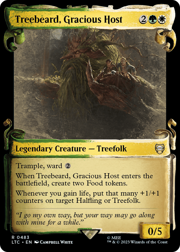 Treebeard, Gracious Host (LTC-483) - Tales of Middle-earth Commander: (Showcase)