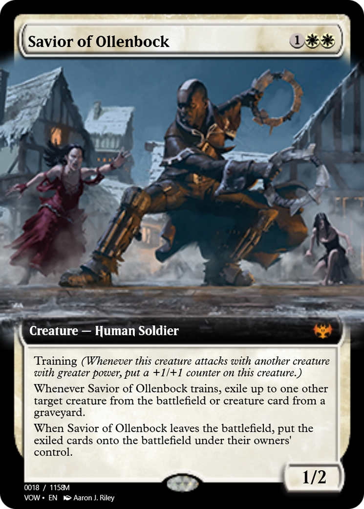 Savior of Ollenbock (PRM-95275) - Magic Online Promos Foil