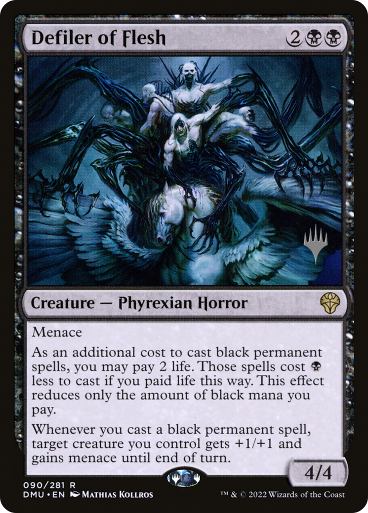 Defiler of Flesh (PPDMU-90P) - Dominaria United Promos Foil