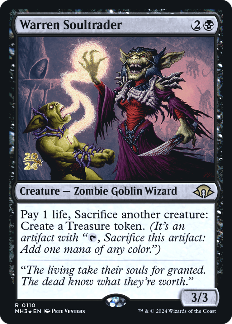 Warren Soultrader (PRE-110) - Modern Horizons 3 Promos Foil