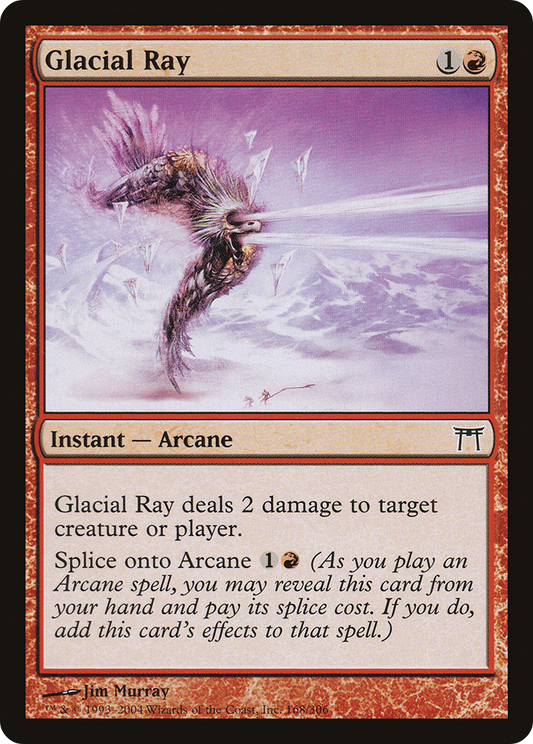 Glacial Ray (CHK-168) - Champions of Kamigawa Foil