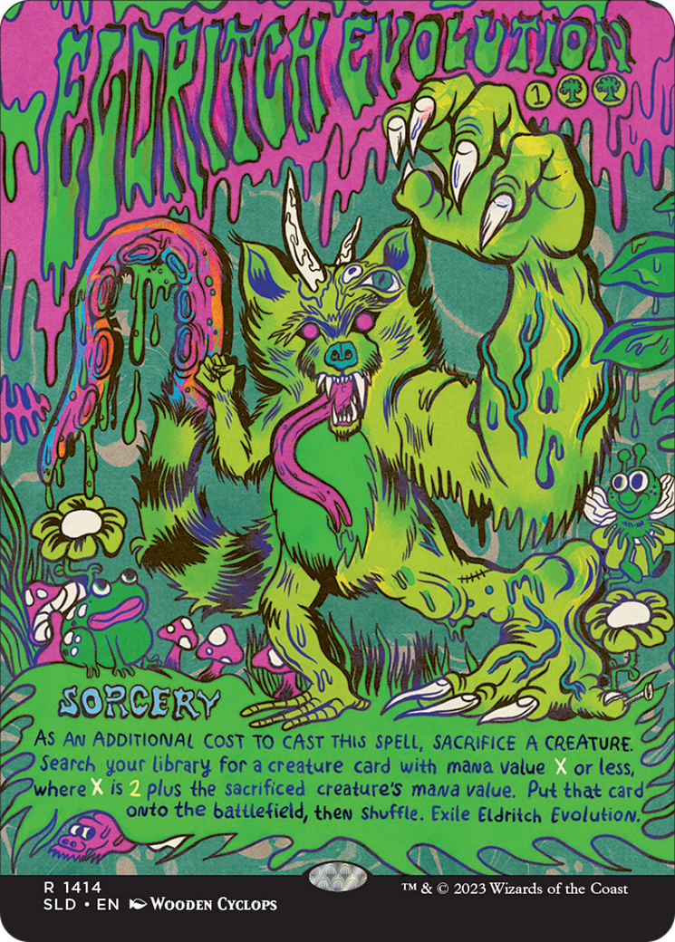 Eldritch Evolution (SLD-1414) - Secret Lair Drop: (Full Art) (Borderless) Foil