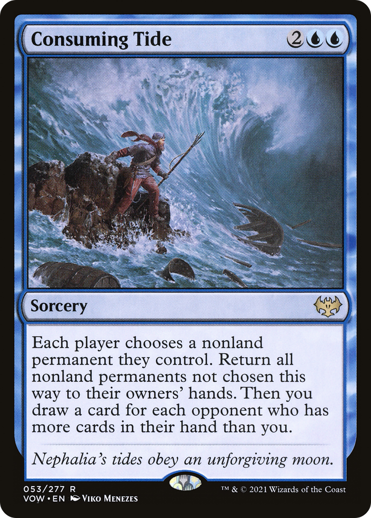 Consuming Tide (VOW-053) - Innistrad: Crimson Vow Foil