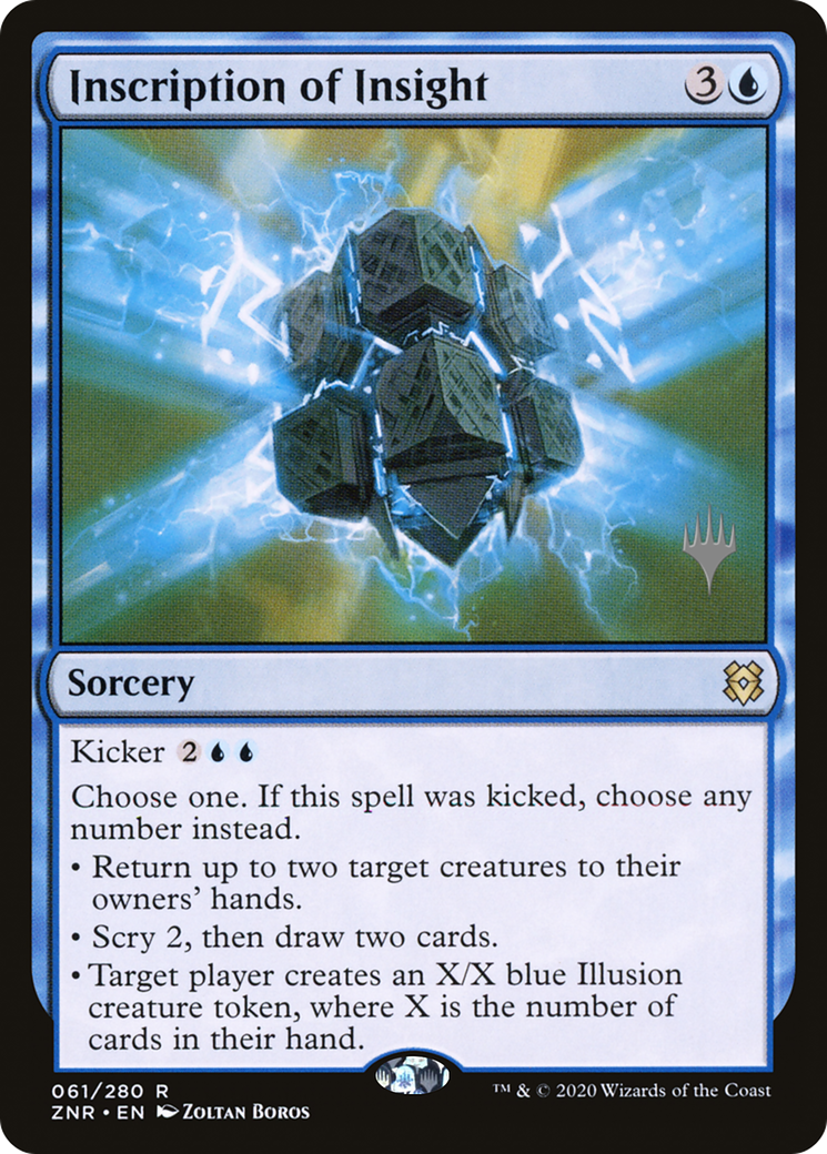Inscription of Insight (PPZNR-061) - Zendikar Rising Promos