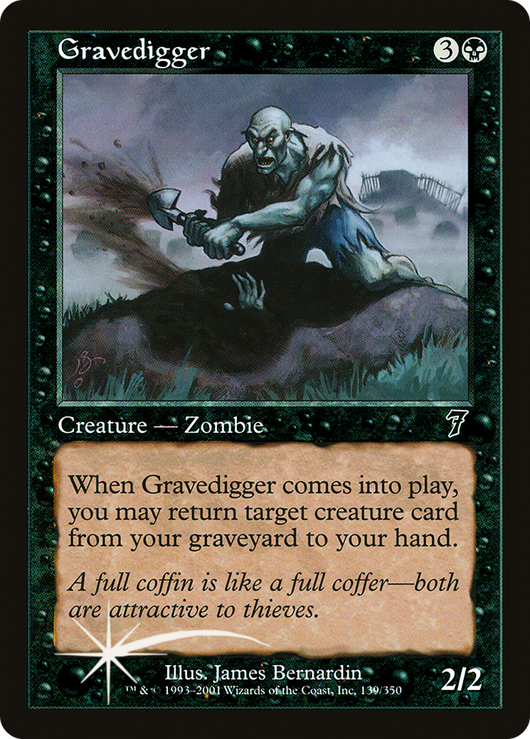 Gravedigger (7ED-139★) - Seventh Edition Foil