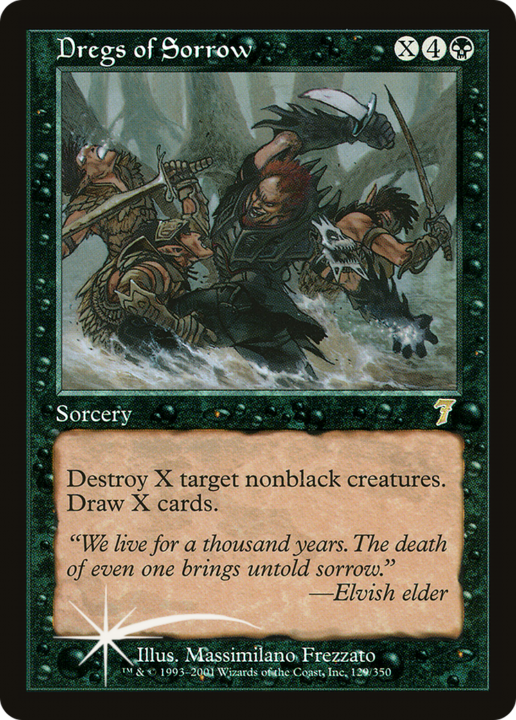 Dregs of Sorrow (7ED-129★) - Seventh Edition Foil